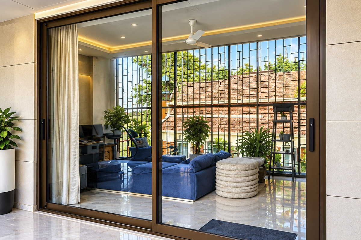 Elegant interior with DOORs
